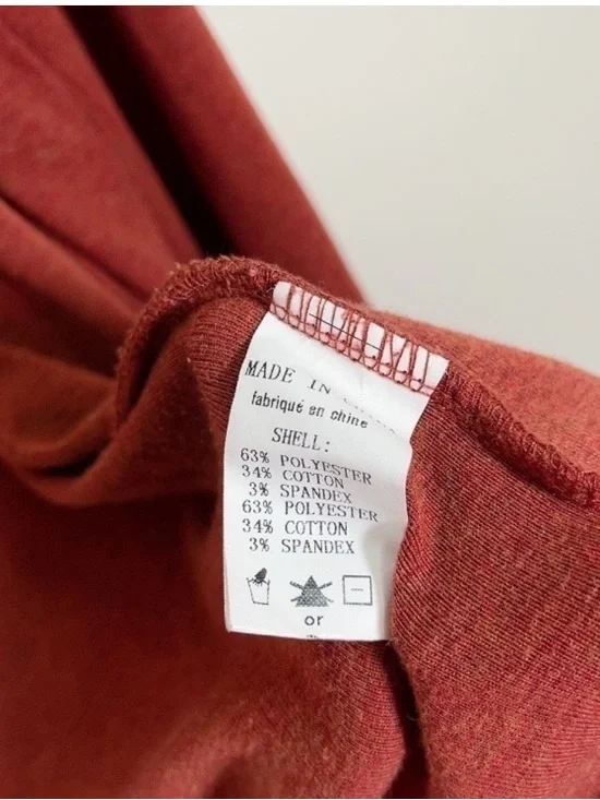 Code x Mode Lightweight Open-Front Rust Cardigan - Picture 9 of 13